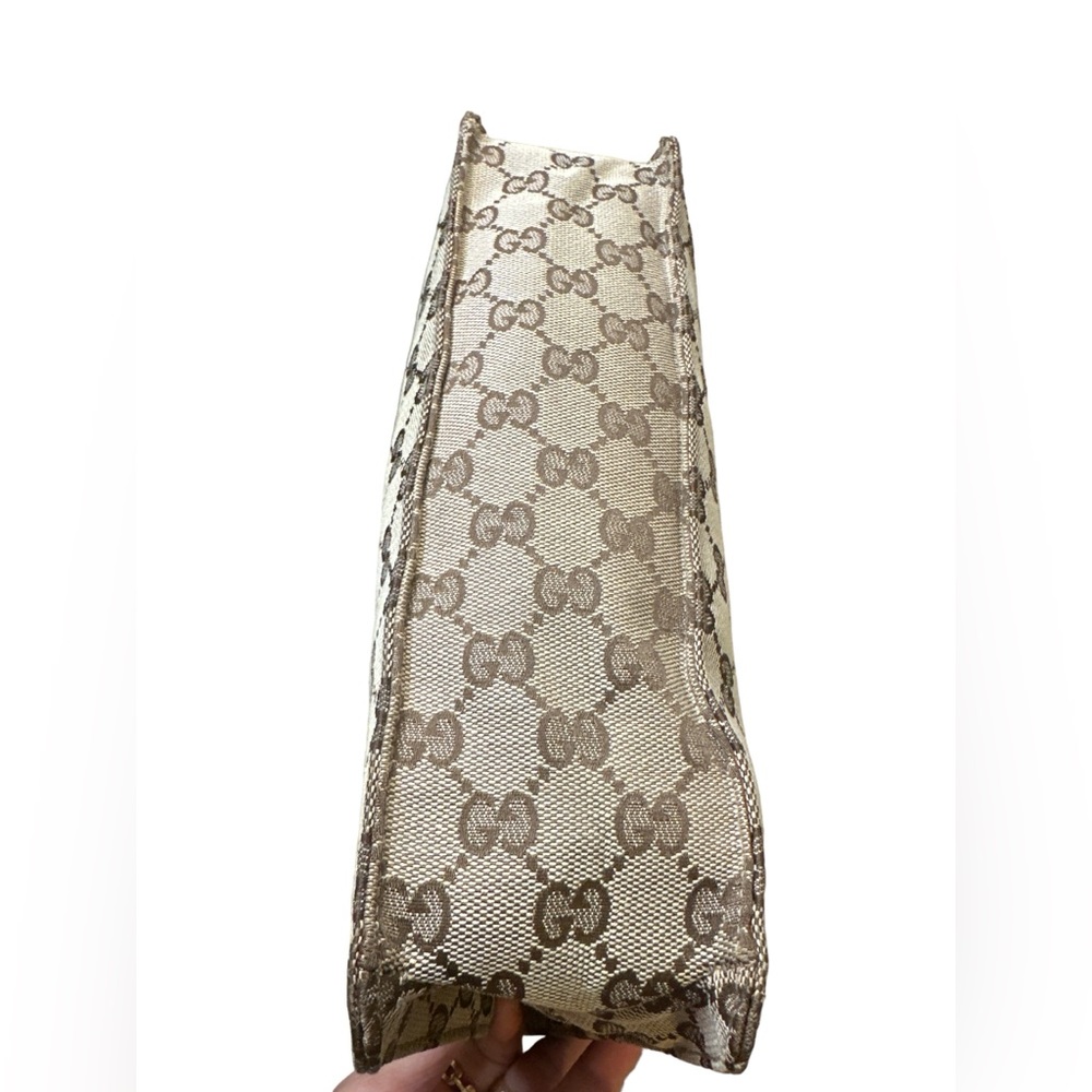 GUCCI GG MONOGRAM CROSSBODY BROWN CANVAS ๐ AUTHENTIC ๐ - Picture 4 of 14